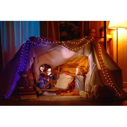 Twinkly - LED RGB Εξωτερικού χώρου dimming ταινία DOTS 200xLED 10 m IP44 Wi-Fi