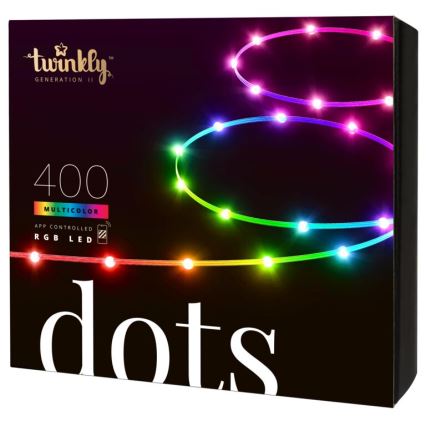 Twinkly - LED RGB Εξωτερικού χώρου dimming ταινία DOTS 400xLED 20 m IP44 Wi-Fi