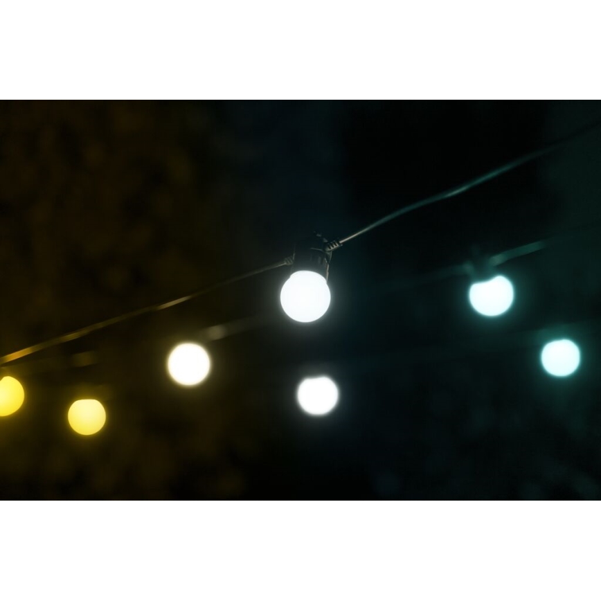 Twinkly - LED Dimming Εξωτερικού χώρου διακοσμητικά λαμπάκια FESTOON 20xLED 14m IP44 Wi-Fi