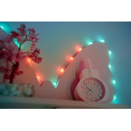 Twinkly - Ρυθμιζόμενη RGB LED Αλυσίδα CANDIES 200 LED 14 m USB Wi-Fi