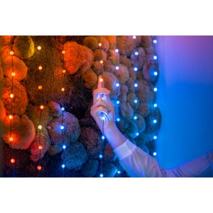 Twinkly - LED RGB Dimming Χριστουγεννιάτικα λαμπάκια CANDIES 100xLED 8 m USB Wi-Fi