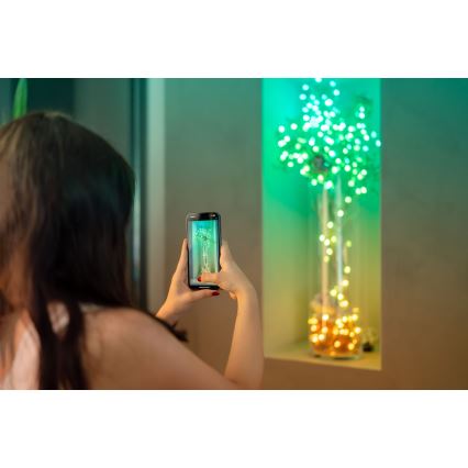 Twinkly - LED RGB Dimming Χριστουγεννιάτικα λαμπάκια CANDIES 100xLED 8 m USB Wi-Fi