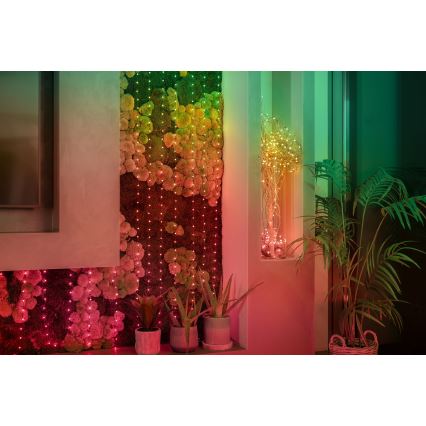 Twinkly - LED RGB Dimming Χριστουγεννιάτικα λαμπάκια CANDIES 100xLED 8 m USB Wi-Fi