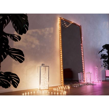 Twinkly - LED RGB Dimming Χριστουγεννιάτικα λαμπάκια CANDIES 100xLED 8 m USB Wi-Fi