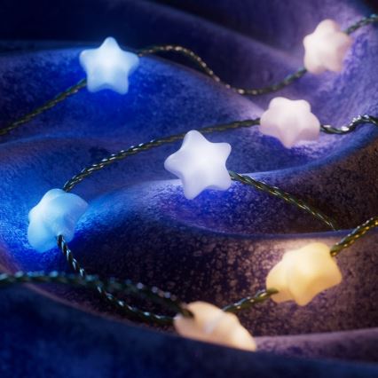 Twinkly - LED RGB ρυθμιζόμενη σειρά CANDIES 200xLED 14 m USB Wi-Fi