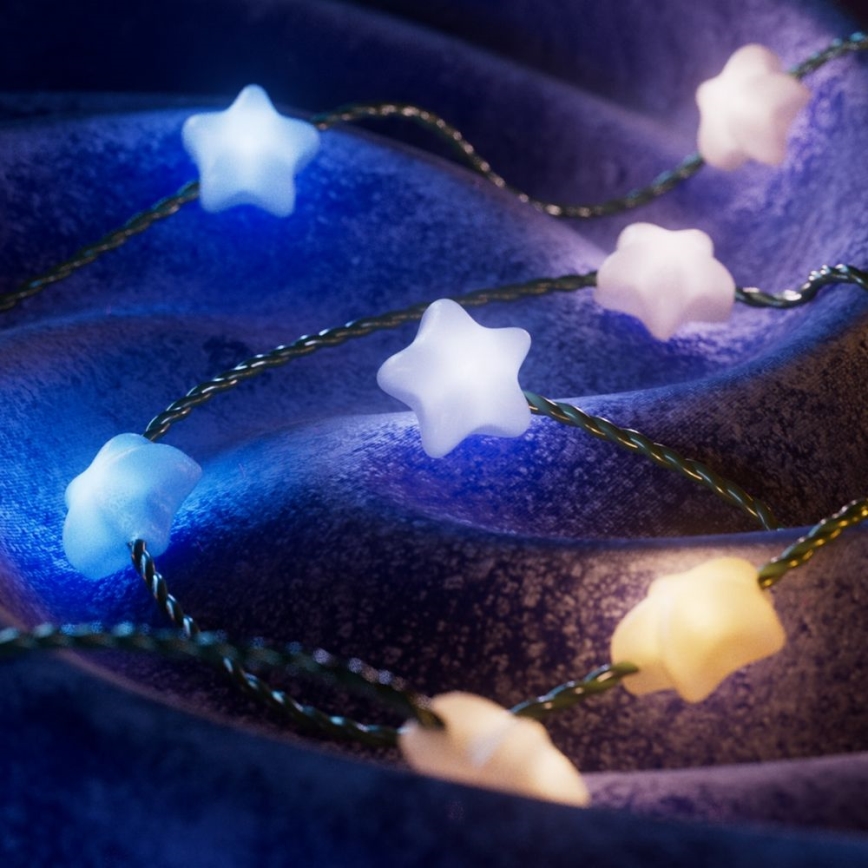 Twinkly - LED RGB ρυθμιζόμενη σειρά CANDIES 200xLED 14 m USB Wi-Fi