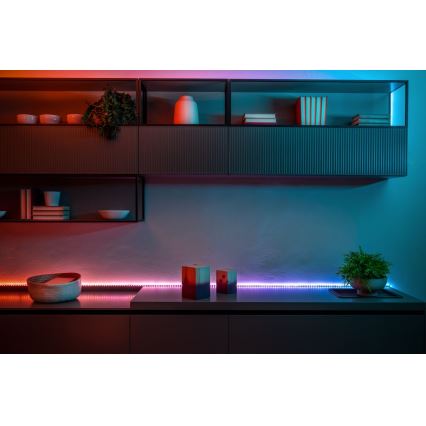 Twinkly - Ταινία LED RGB επέκτασης ντιμαριζόμενη LINE 100xLED 1,5 m Wi-Fi