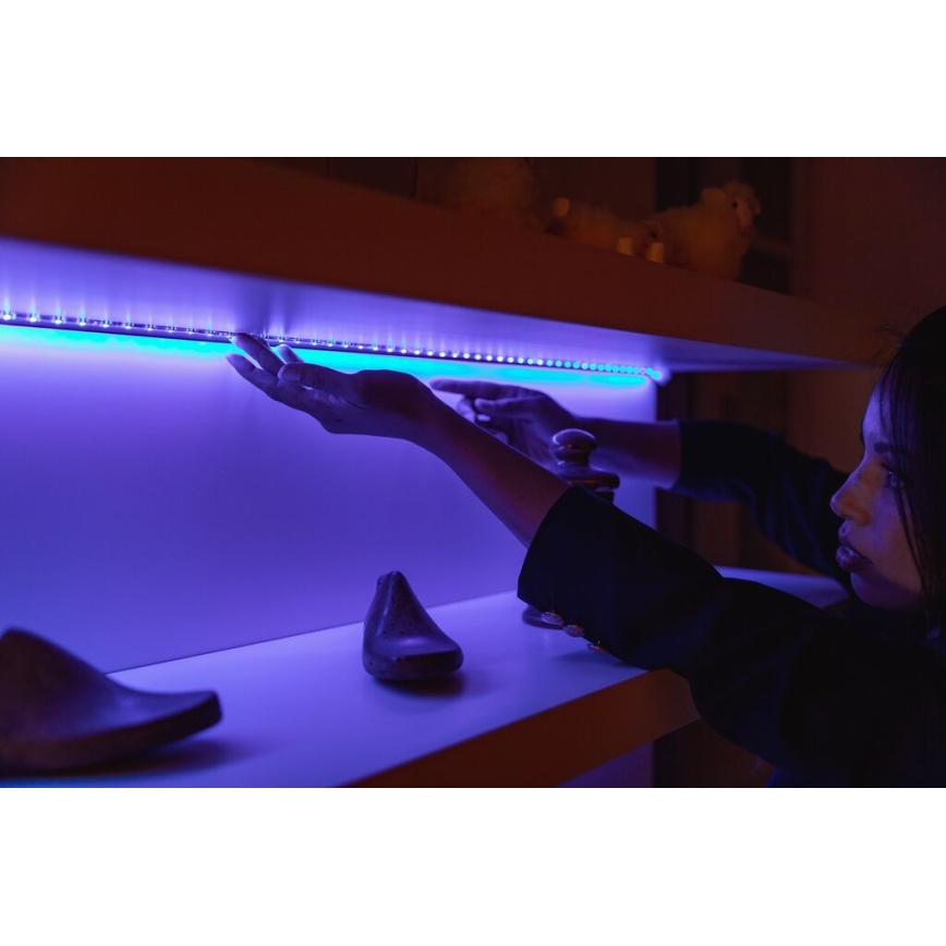 Twinkly - Ταινία LED RGB επέκτασης ντιμαριζόμενη LINE 100xLED 1,5 m Wi-Fi