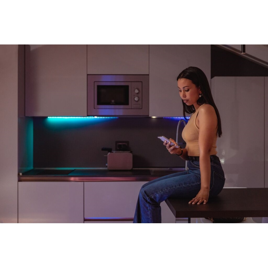 Twinkly - LED RGB Dimmable ταινία LINE 100xLED 1,5 m Wi-Fi