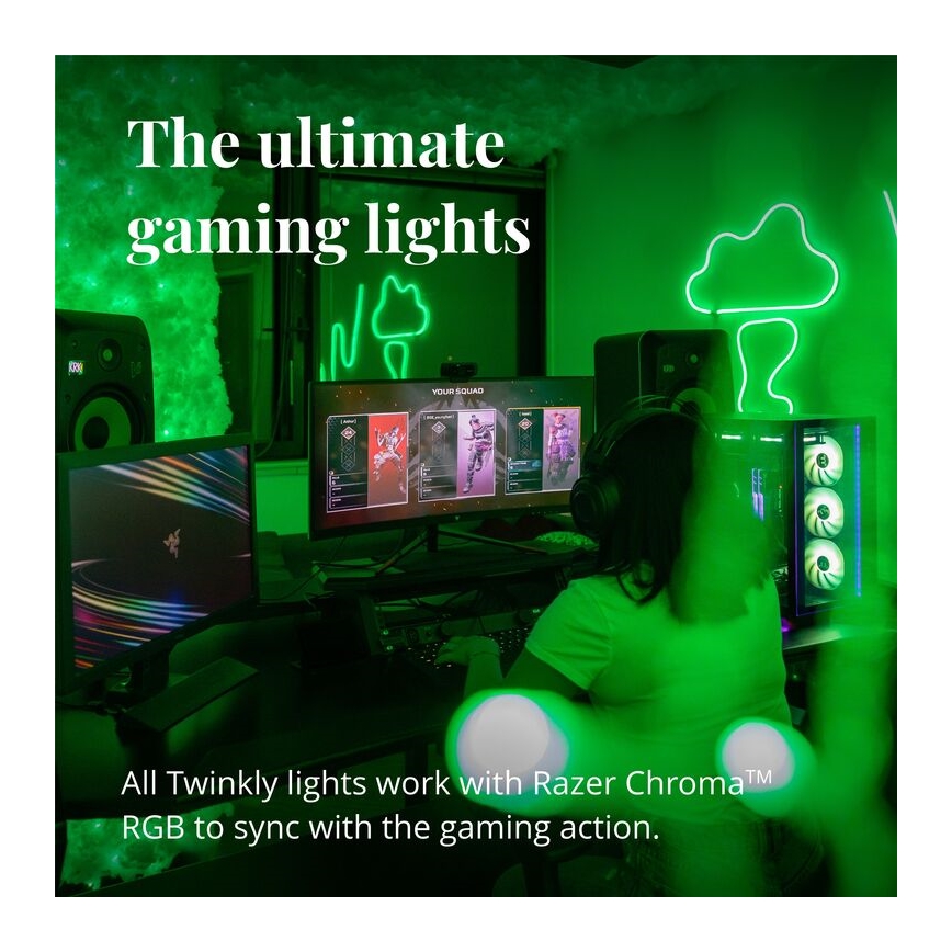 Twinkly - LED RGB Dimmable ταινία LINE 100xLED 1,5 m Wi-Fi