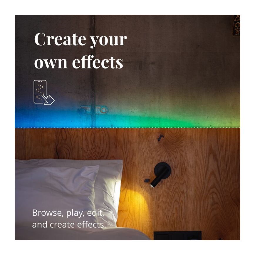 Twinkly - LED RGB Dimmable ταινία LINE 100xLED 1,5 m Wi-Fi
