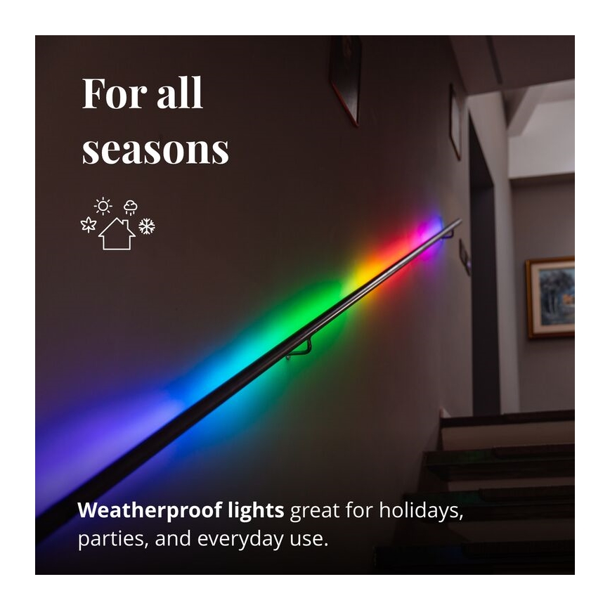 Twinkly - LED RGB Dimmable ταινία LINE 100xLED 1,5 m Wi-Fi