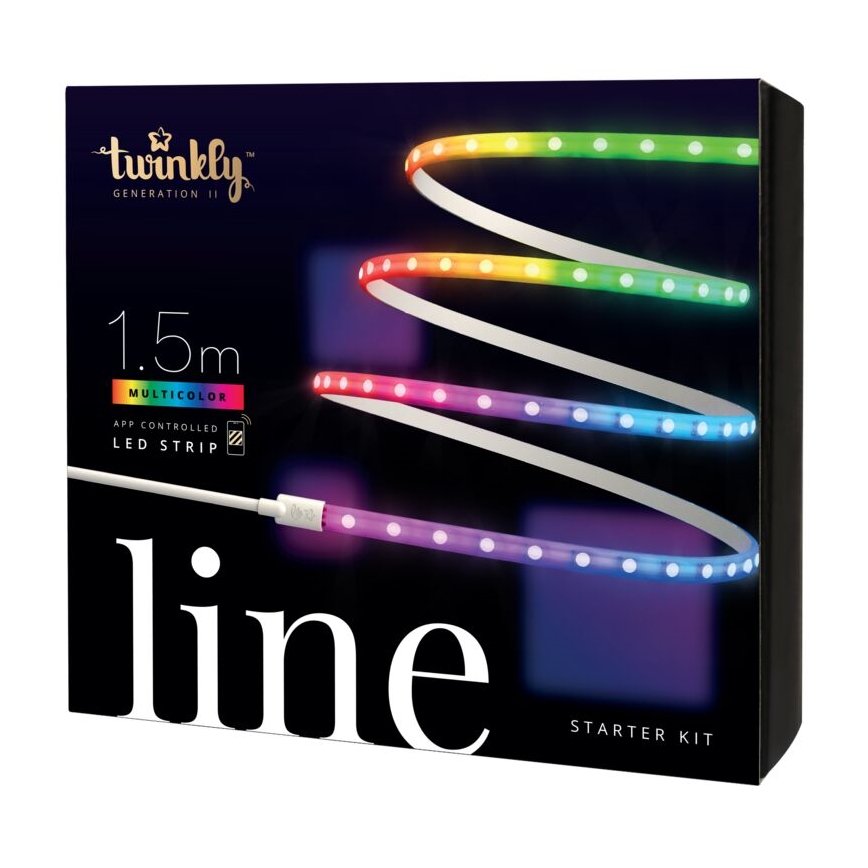 Twinkly - LED RGB Dimmable ταινία LINE 100xLED 1,5 m Wi-Fi