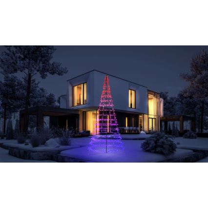 Twinkly - LED RGBW Ρυθμιζόμενο χριστουγεννιάτικο δέντρο εξωτερικού χώρου LIGHT TREE 1000xLED 6 m IP44 Wi-Fi