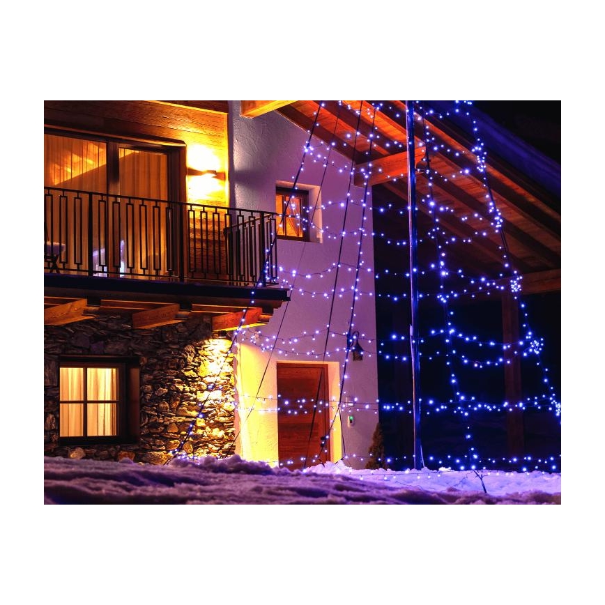 Twinkly - LED RGBW Dimming Εξωτερικού χώρου Χριστουγεννιάτικο δέντρο LIGHT TREE 450xLED 3m IP44 Wi-Fi