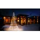 Twinkly - LED RGBW Dimming Εξωτερικού χώρου Χριστουγεννιάτικο δέντρο LIGHT TREE 750xLED 4m IP44 Wi-Fi