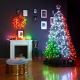 Twinkly - LED RGB Dimming Χριστουγεννιάτικο στεφάνι PRE-LIT WREATH 50xLED διάμετρος 61cm Wi-Fi