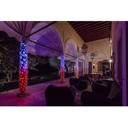Twinkly - Ρυθμιζόμενη LED RGBW εξωτερική χριστουγεννιάτικη γιρλάντα STRINGS 250xLED 23,5μ IP44 Wi-Fi