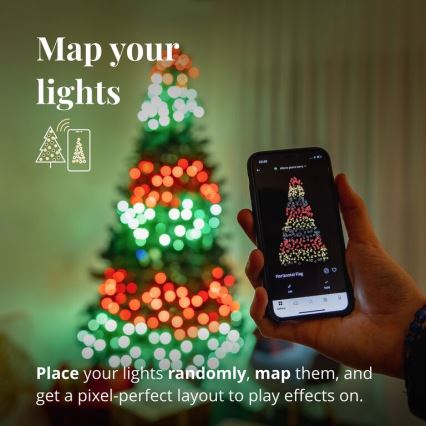 Twinkly - Ρυθμιζόμενη LED RGBW εξωτερική χριστουγεννιάτικη γιρλάντα STRINGS 250xLED 23,5μ IP44 Wi-Fi