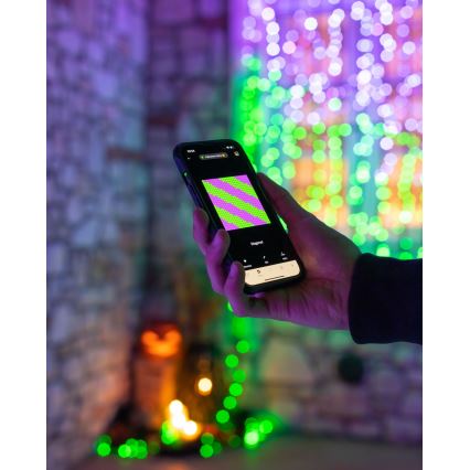 Twinkly - LED RGBW Χριστουγεννιάτικα λάμπακια εξωτερικού χώρου STRINGS 250xLED 23,5m IP44 Wi-Fi
