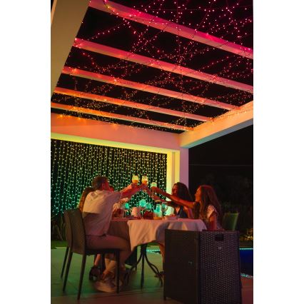 Twinkly - LED RGBW Χριστουγεννιάτικα λάμπακια εξωτερικού χώρου STRINGS 250xLED 23,5m IP44 Wi-Fi