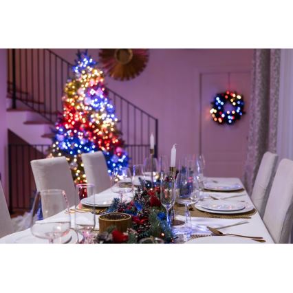 Twinkly - LED RGBW Χριστουγεννιάτικα λάμπακια εξωτερικού χώρου STRINGS 250xLED 23,5m IP44 Wi-Fi