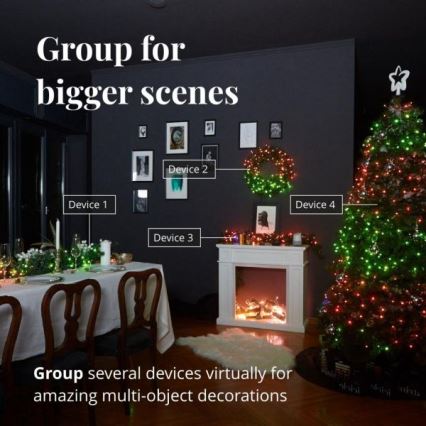 Twinkly - LED RGBW Ρυθμιζόμενα χριστουγεννιάτικα φωτάκια για εξωτερική χρήση STRINGS 250xLED 23,5m IP44 Wi-Fi