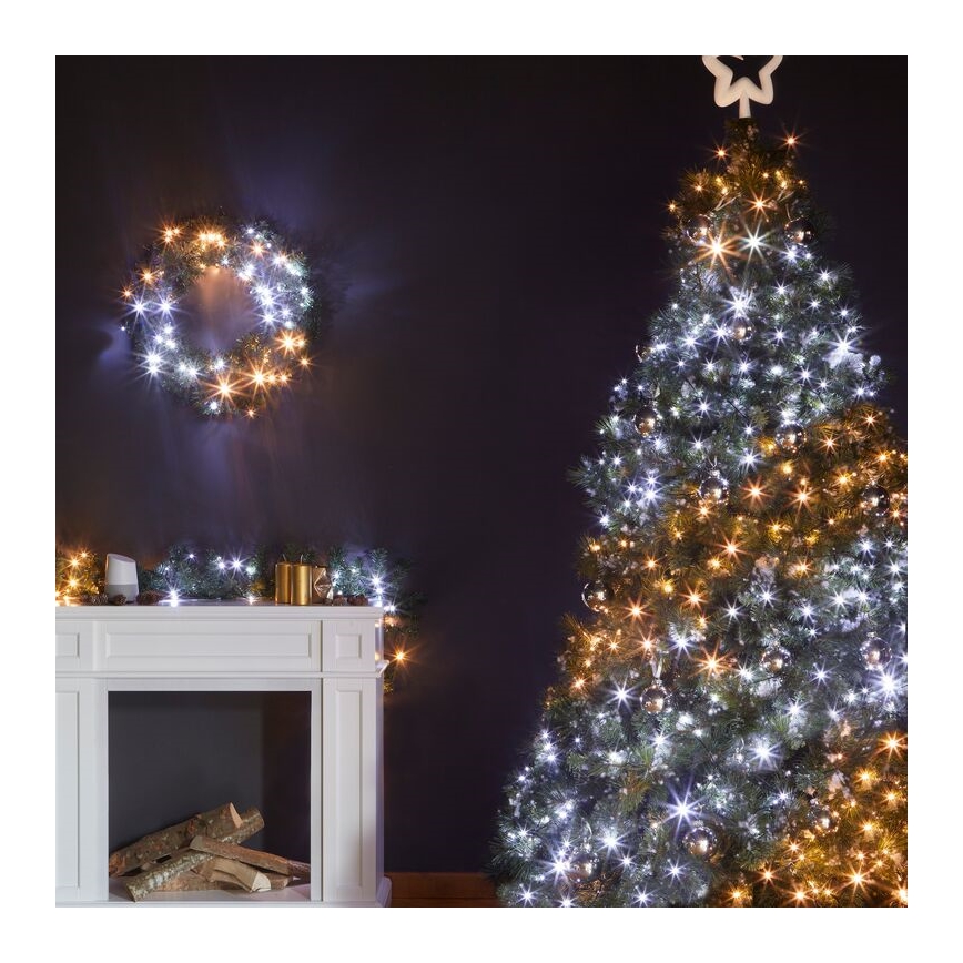 Twinkly - LED Dimming Εξωτερικού χώρου Χριστουγεννιάτικη φωτεινή αλυσίδα STRINGS 400xLED 35,5m IP44 Wi-Fi