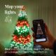 Twinkly - LED RGBW Dimming Εξωτερικού χώρου Χριστουγεννιάτικη φωτεινή αλυσίδα STRINGS 400xLED 35,5m IP44 Wi-Fi