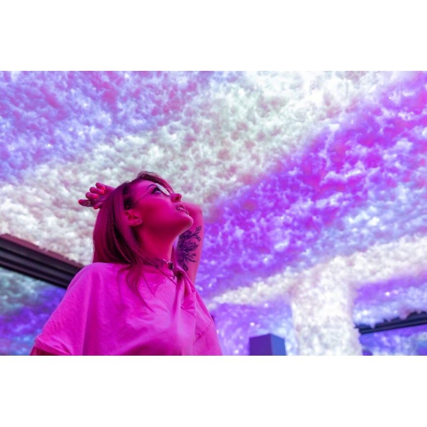 Twinkly - Ρυθμιζόμενη LED RGB εξωτερική χριστουγεννιάτικη γιρλάντα STRINGS 600xLED 51,5μ IP44 Wi-Fi
