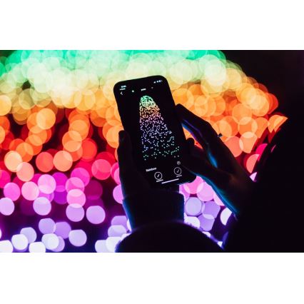 Twinkly - Ρυθμιζόμενη LED RGB εξωτερική χριστουγεννιάτικη γιρλάντα STRINGS 600xLED 51,5μ IP44 Wi-Fi