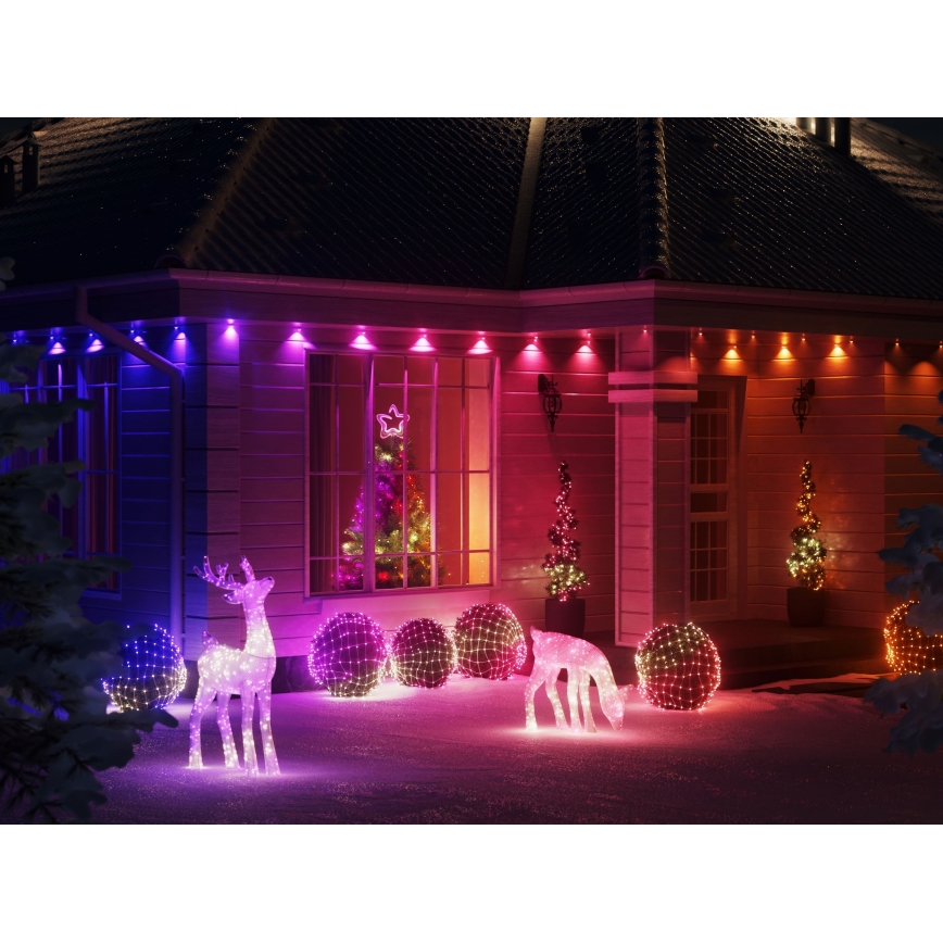 Twinkly - LED RGB Dimming Χριστουγεννιάτικα λαμπάκια Εξωτερικού χώρου STRINGS 750xLED 63,5m IP44 Wi-Fi