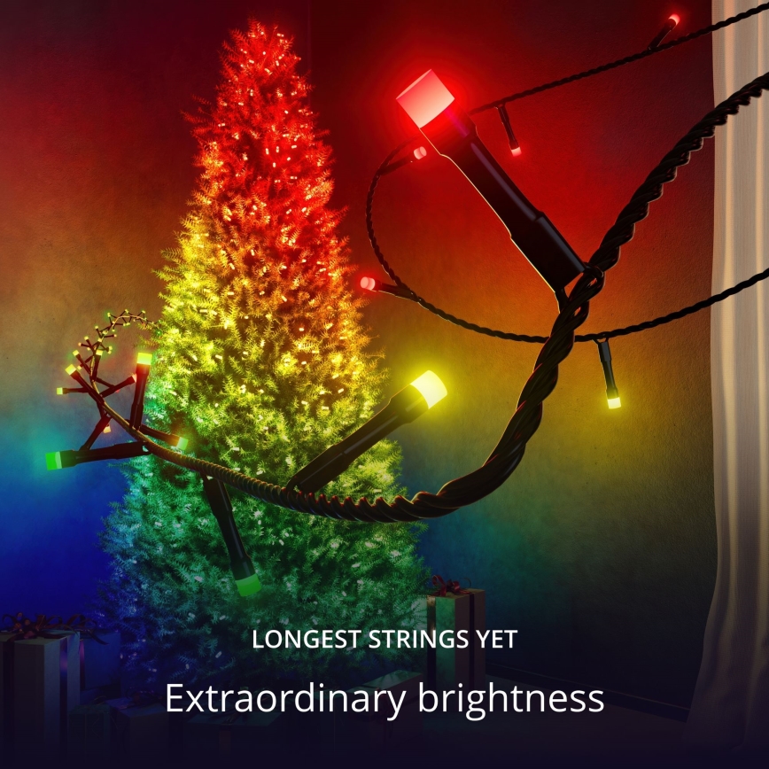 Twinkly - LED RGB Dimming Χριστουγεννιάτικα λαμπάκια Εξωτερικού χώρου STRINGS 750xLED 63,5m IP44 Wi-Fi