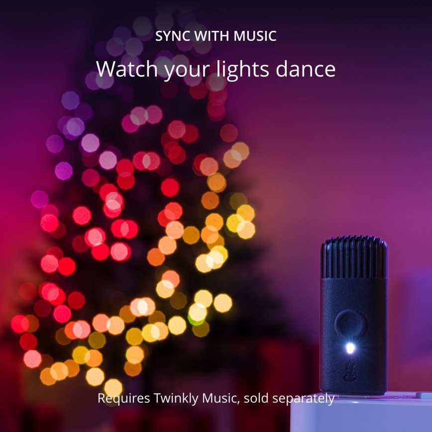 Twinkly - LED RGB Dimming Χριστουγεννιάτικα λαμπάκια Εξωτερικού χώρου STRINGS 750xLED 63,5m IP44 Wi-Fi