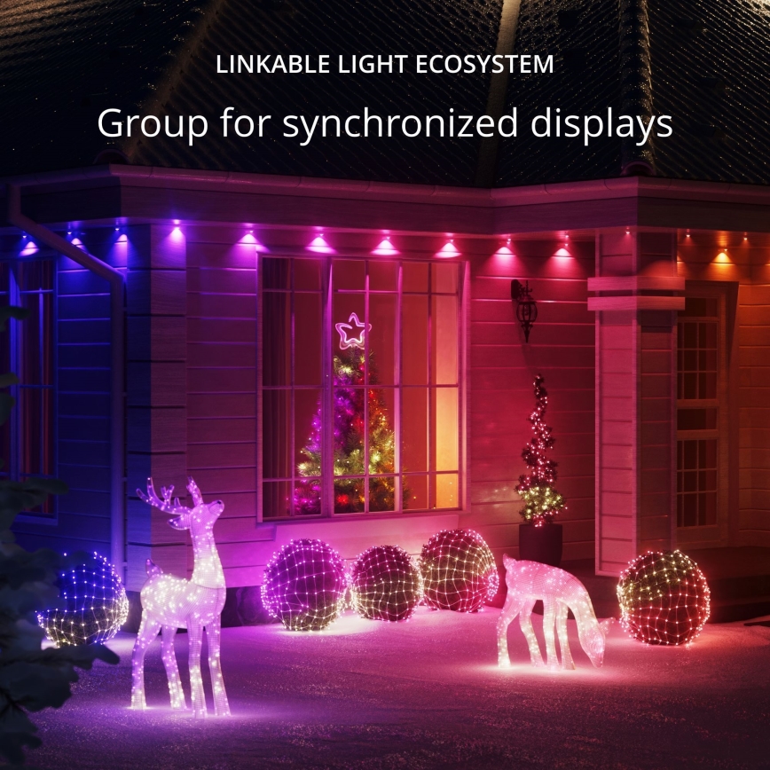 Twinkly - LED RGB Dimming Χριστουγεννιάτικα λαμπάκια Εξωτερικού χώρου STRINGS 750xLED 63,5m IP44 Wi-Fi