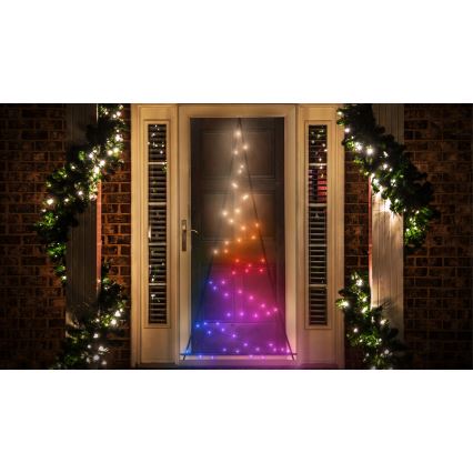 Twinkly - LED RGBW Dimming Εξωτερικού χώρου Χριστουγεννιάτικο δέντρο LIGHT TREE 70xLED IP44 Wi-Fi