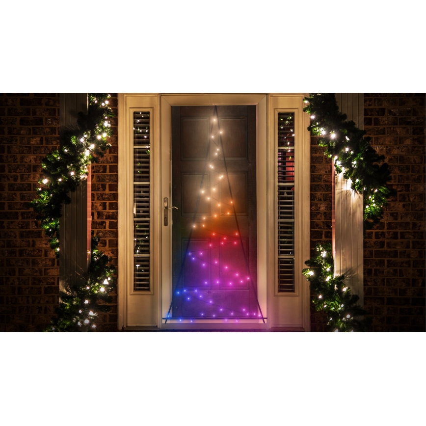 Twinkly - LED RGBW Dimming Εξωτερικού χώρου Χριστουγεννιάτικο δέντρο LIGHT TREE 70xLED IP44 Wi-Fi