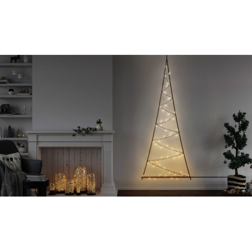 Twinkly - LED RGBW Dimming Εξωτερικού χώρου Χριστουγεννιάτικο δέντρο LIGHT TREE 70xLED IP44 Wi-Fi