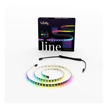 Twinkly - Ταινία LED RGB επέκτασης ντιμαριζόμενη LINE 100xLED 1,5 m Wi-Fi