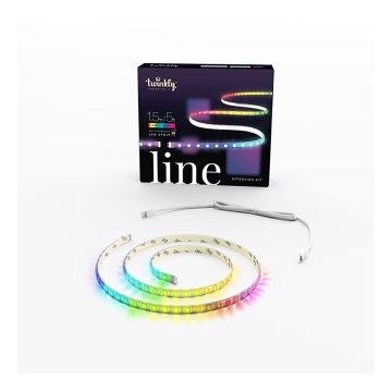 Twinkly - Ταινία LED RGB επέκτασης ντιμαριζόμενη LINE 100xLED 1,5 m Wi-Fi