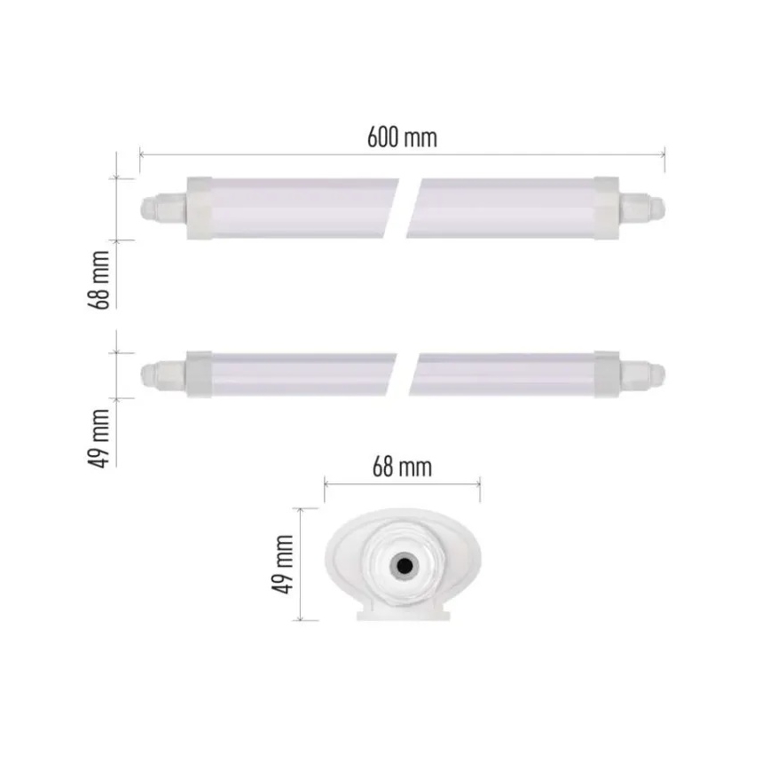 LED Τεχνικό φωτιστικό DUSTY LED/18W/230V IP65 4000K 60 cm