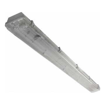 Τεχνικό φωτιστικό φθορισμού 2xG13/36W/230V 120 cm IP65 γκρίζο