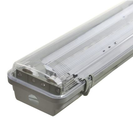 Τεχνικό φωτιστικό φθορισμού 2xG13/36W/230V 120 cm IP65 γκρίζο