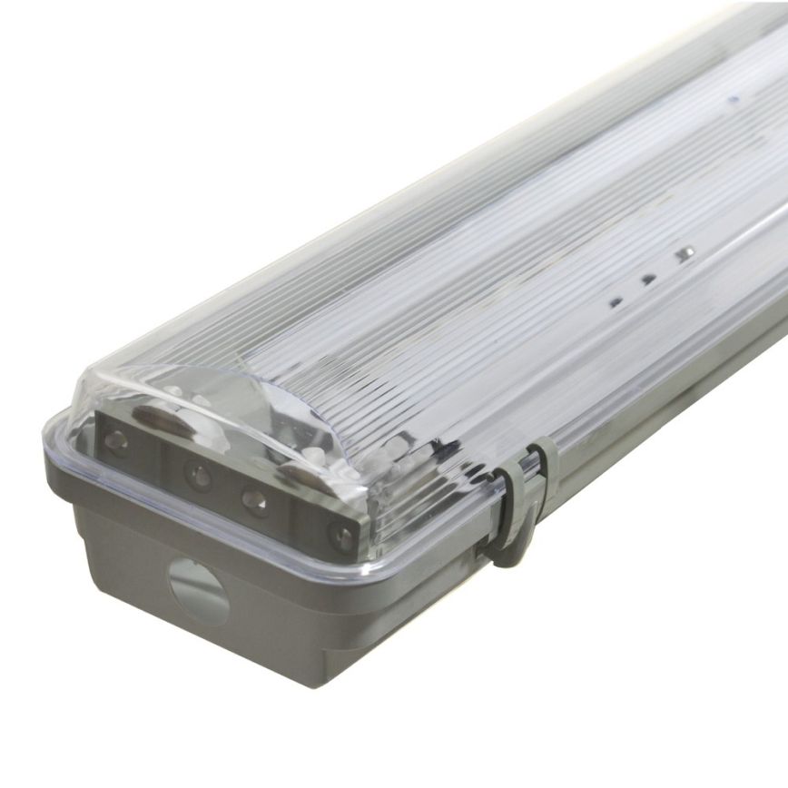 Τεχνικό φωτιστικό φθορισμού 2xG13/36W/230V 120 cm IP65 γκρίζο