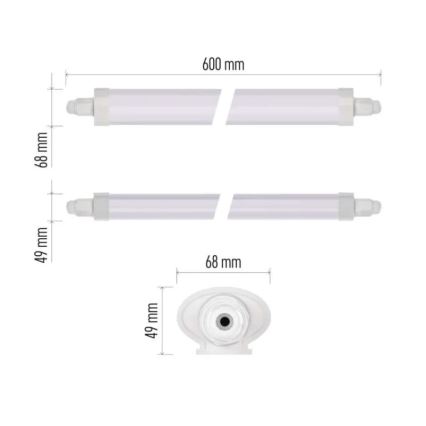 Τεχνικό φωτιστικό LED DUSTY LED/18W/230V IP65 4000K