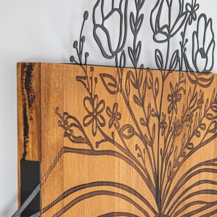 Διακοσμητικό τοίχου 76,5x24,5 εκ. Η τελευταία δείπνη ξύλο/μέταλλο