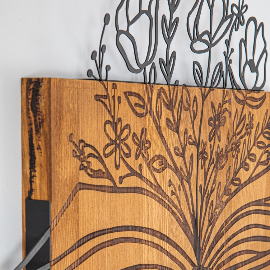 Διακοσμητικό τοίχου 76,5x24,5 εκ. Η τελευταία δείπνη ξύλο/μέταλλο