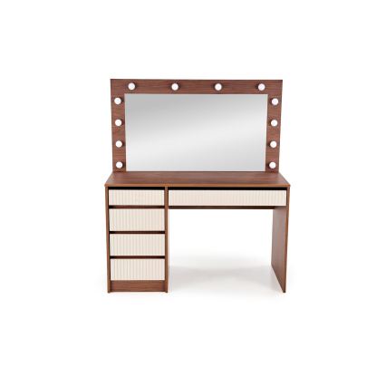 Τουαλέτα AMORIO 120x55 cm κασμίρ/ντεκόρ καρυδιάς