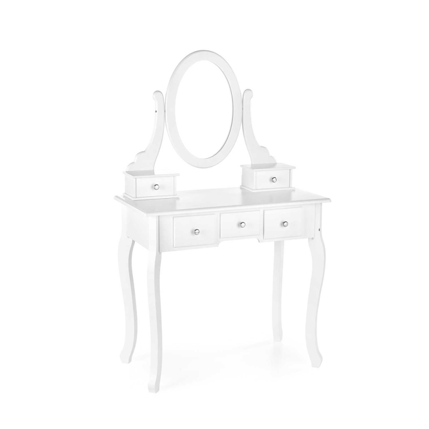 Τουαλέτα κρεβατοκάμαρας SARA 80x130 cm + stool 45x37 cm λευκό