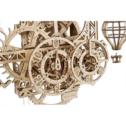 Ugears - 3D wooden mechanical puzzle Ρολόι τοίχου Aero